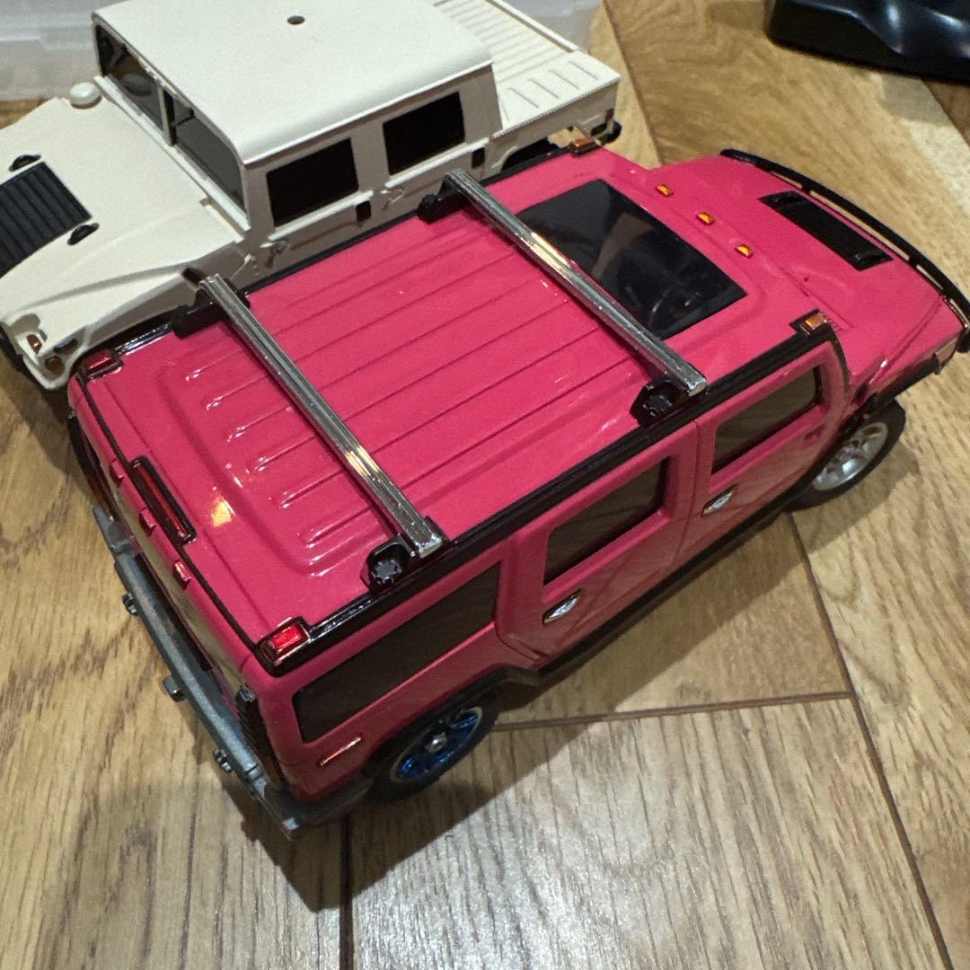 激レア　ミニッツ　HUMMER H1 サンドベージュ　送信機セット　おまけ付