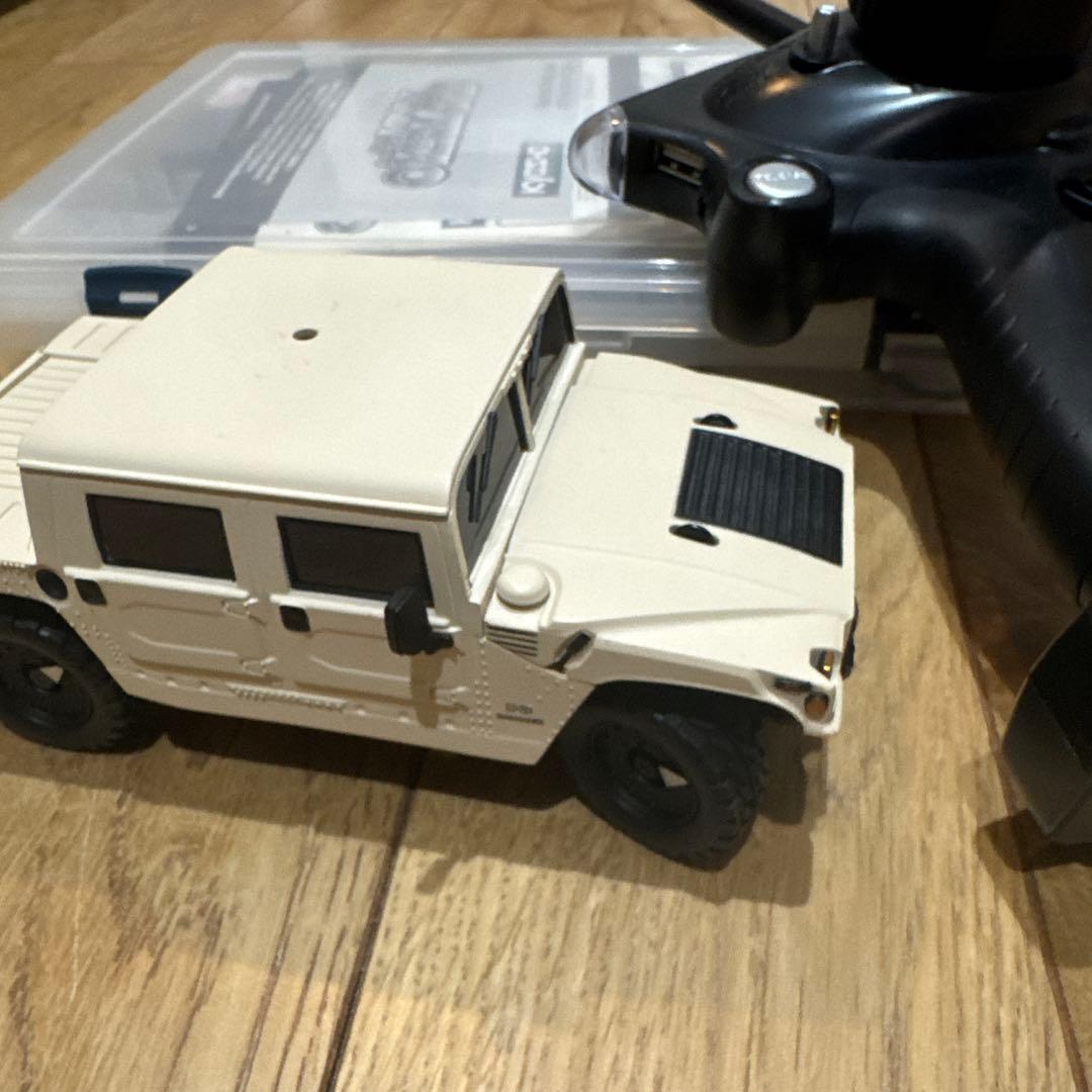 激レア　ミニッツ　HUMMER H1 サンドベージュ　送信機セット　おまけ付