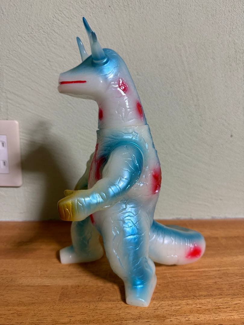 超貴重 マルサン エレキング 450 ソフビ 蓄光 ブルマァク ゴジラ