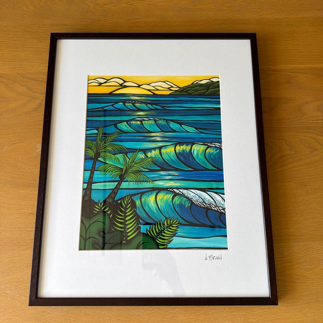 ヘザーブラウン 絵画 アートプリント フレームセット