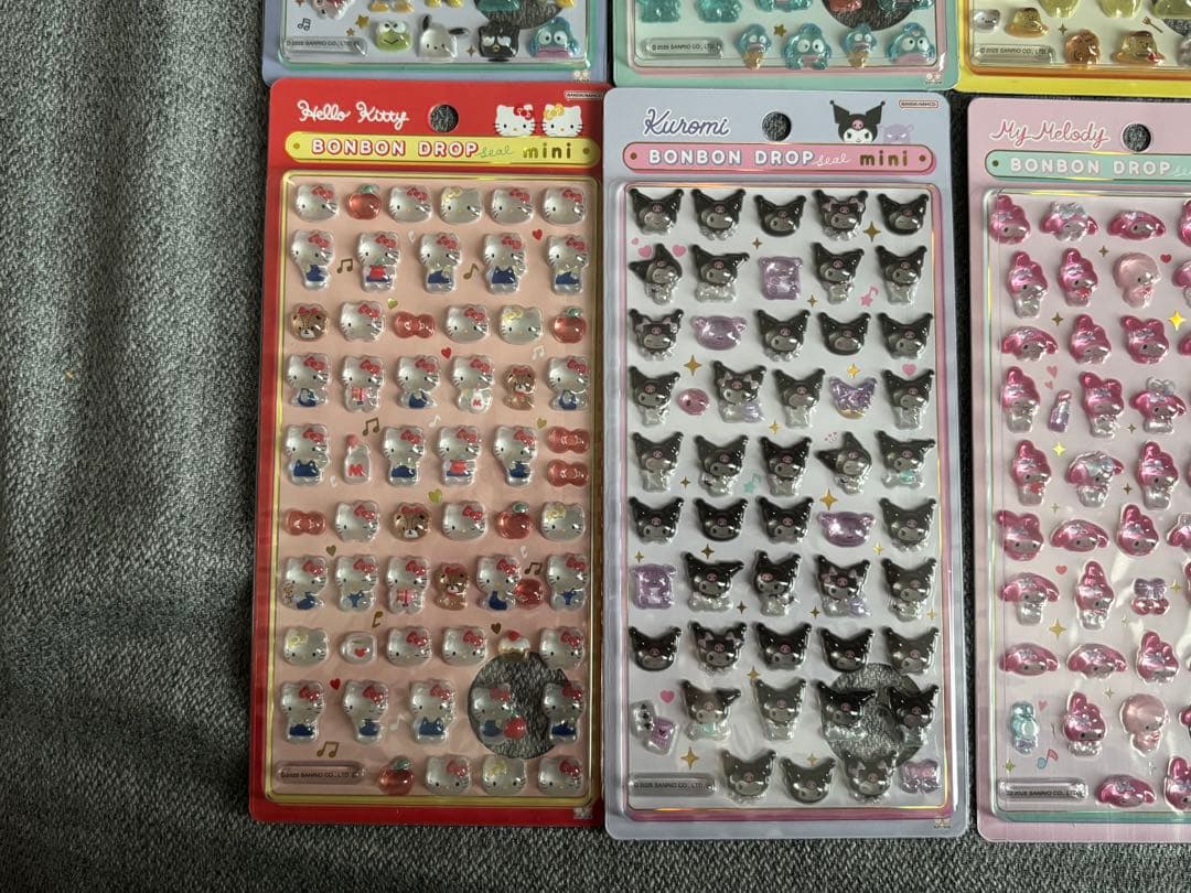 サンリオ ボンボンドロップシール ミニ コンプリート 8種