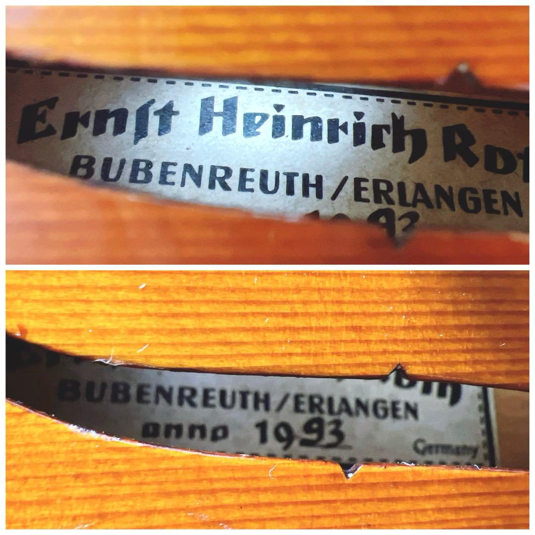 ERNST HEINRICH ROTH 4/4 バイオリン 1993年　ドイツ製