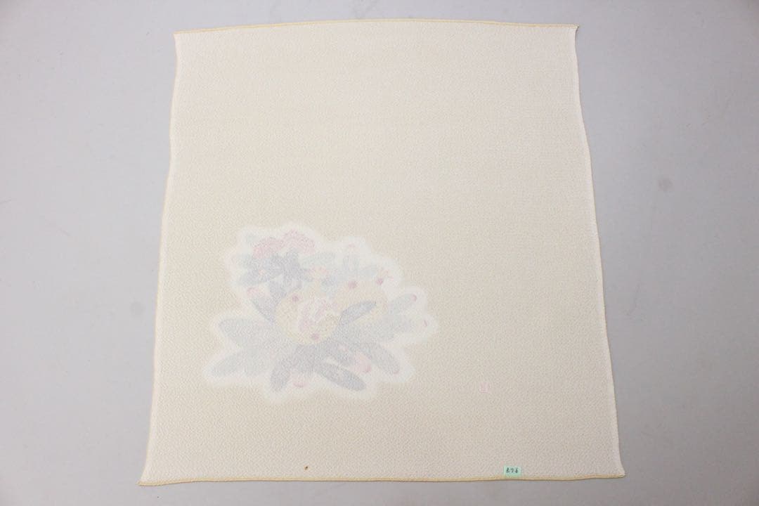 No5448 帛紗三枚セット　羽田登喜男　原図　「花鳥寿果」栞/紙箱付　送料無料