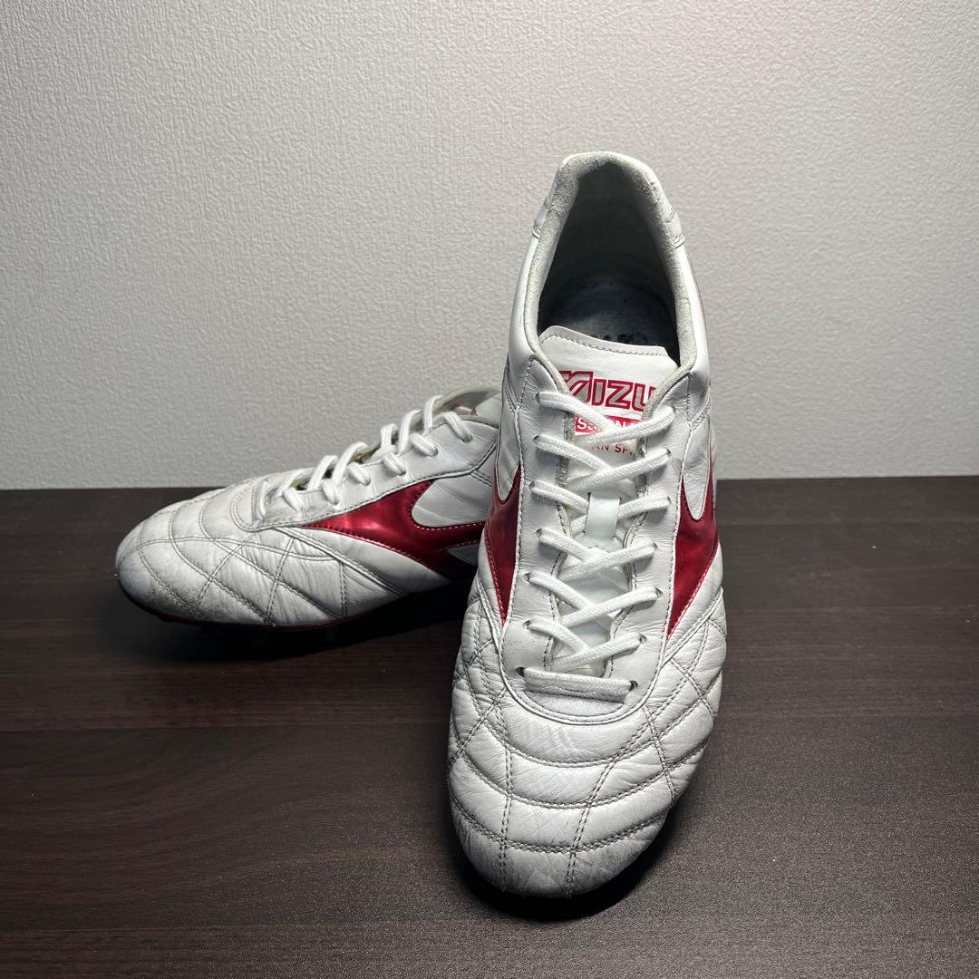Mizuno Morelia II Japan AG 26cm ホワイト/レッド