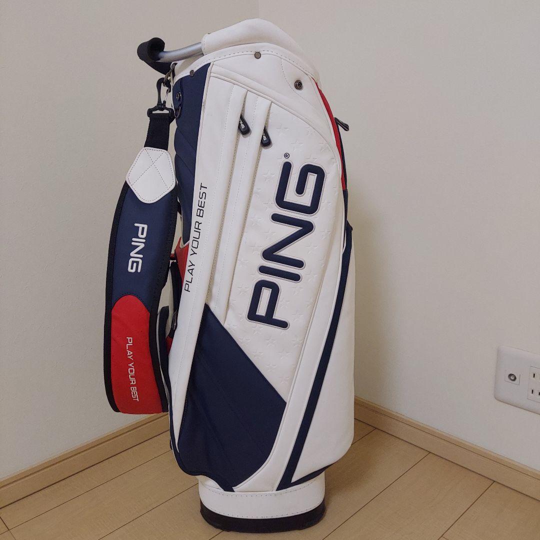 PING ピン キャディバッグ ★トリコロール