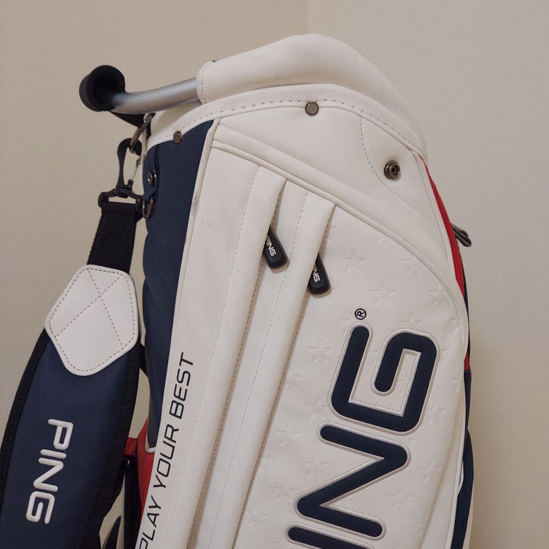 PING ピン キャディバッグ ★トリコロール