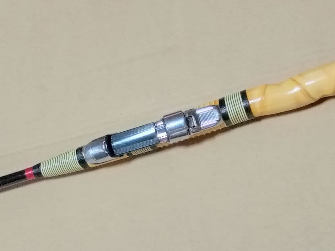 チヌ竿　筏竿　 手作り　布袋竹 ①