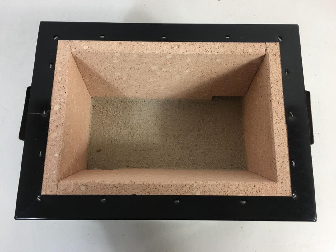 ☆開封未使用 能登 炭火焜炉 BQ8F号 (約2人〜4人用)　珪藻土コンロ