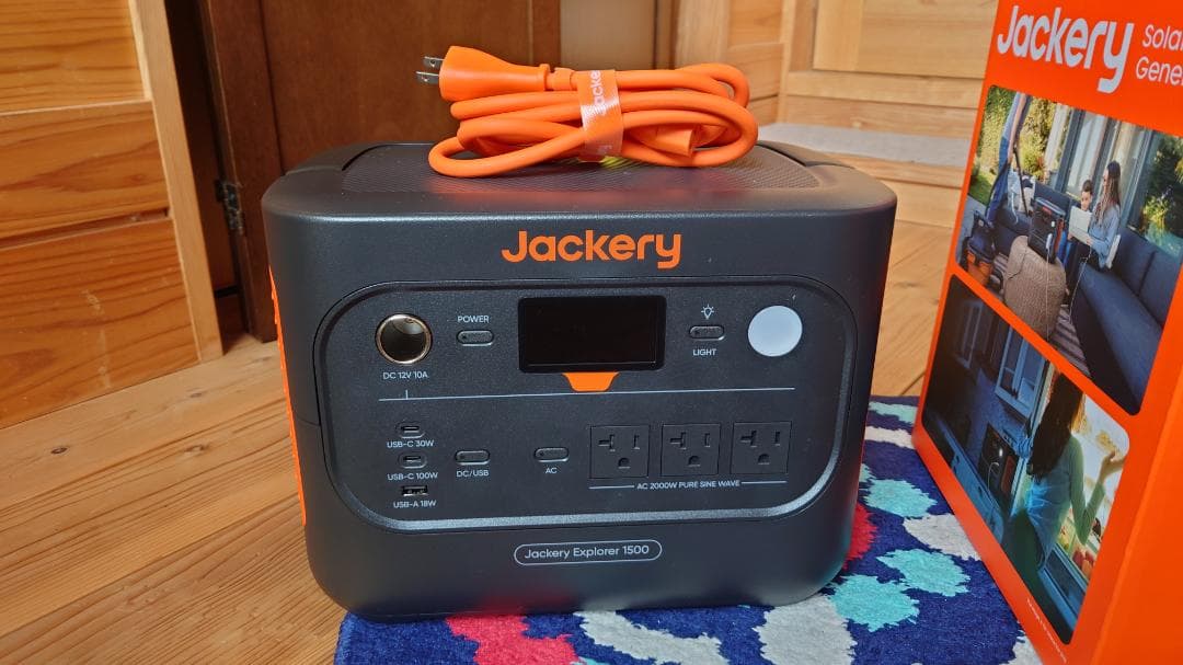 [美品] Jackery ポータブル電源 1500 New 1536Wh