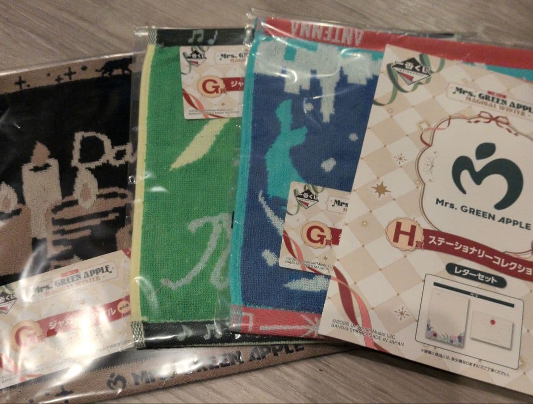 Mrs. GREEN APPLE 一番くじミセスなマグカップ＆ストール他一点付き
