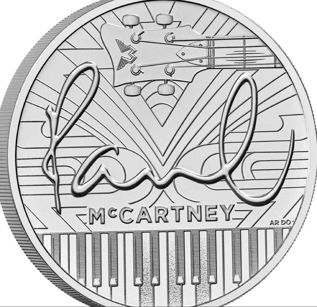 ★ジョンレノンポールマッカートニー英国記念限定5ポンド友情SETビートルズ