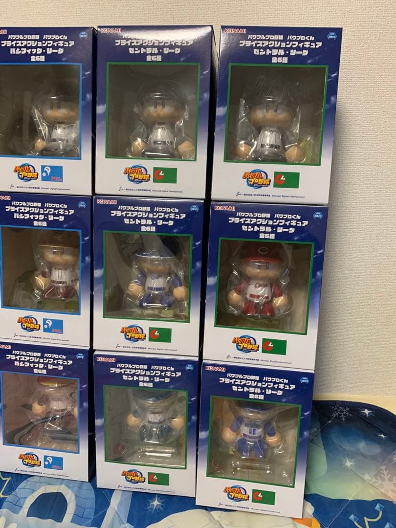 パワフルプロ野球 パワプロくん プライズアクションフィギュア 全12球団セット