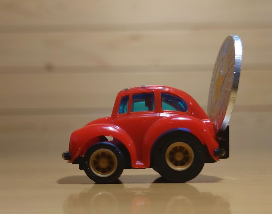 チョロＱタカラ ゼロヨンQ太マグナム号(屋根シール付)＆特製中古品セット