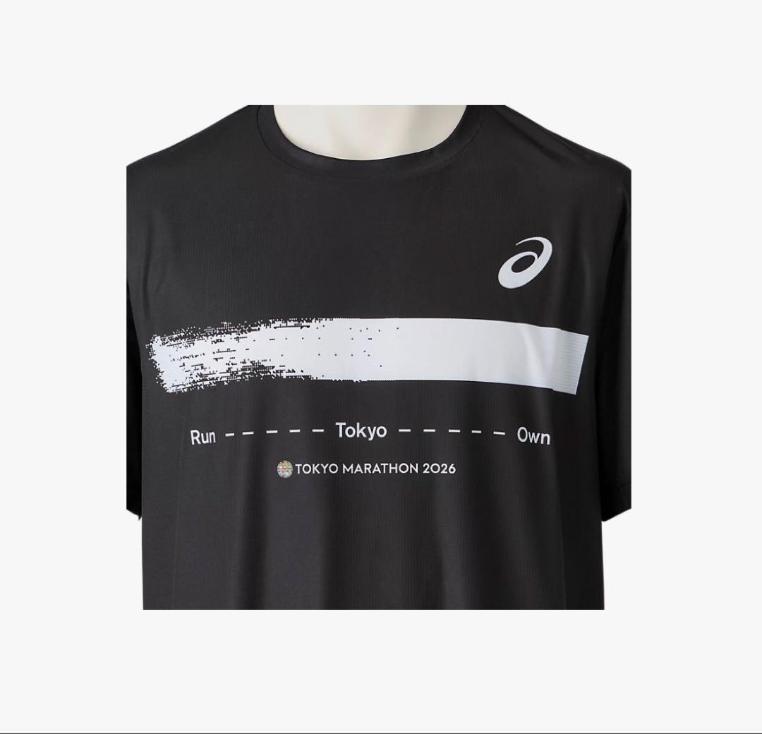 【未開封・新品】ASICS 東京マラソン 2026 Tシャツ Sサイズ　ブラック