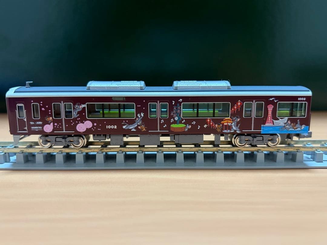 阪急電車 トムとジェリー号 神戸線 　ライト点灯可