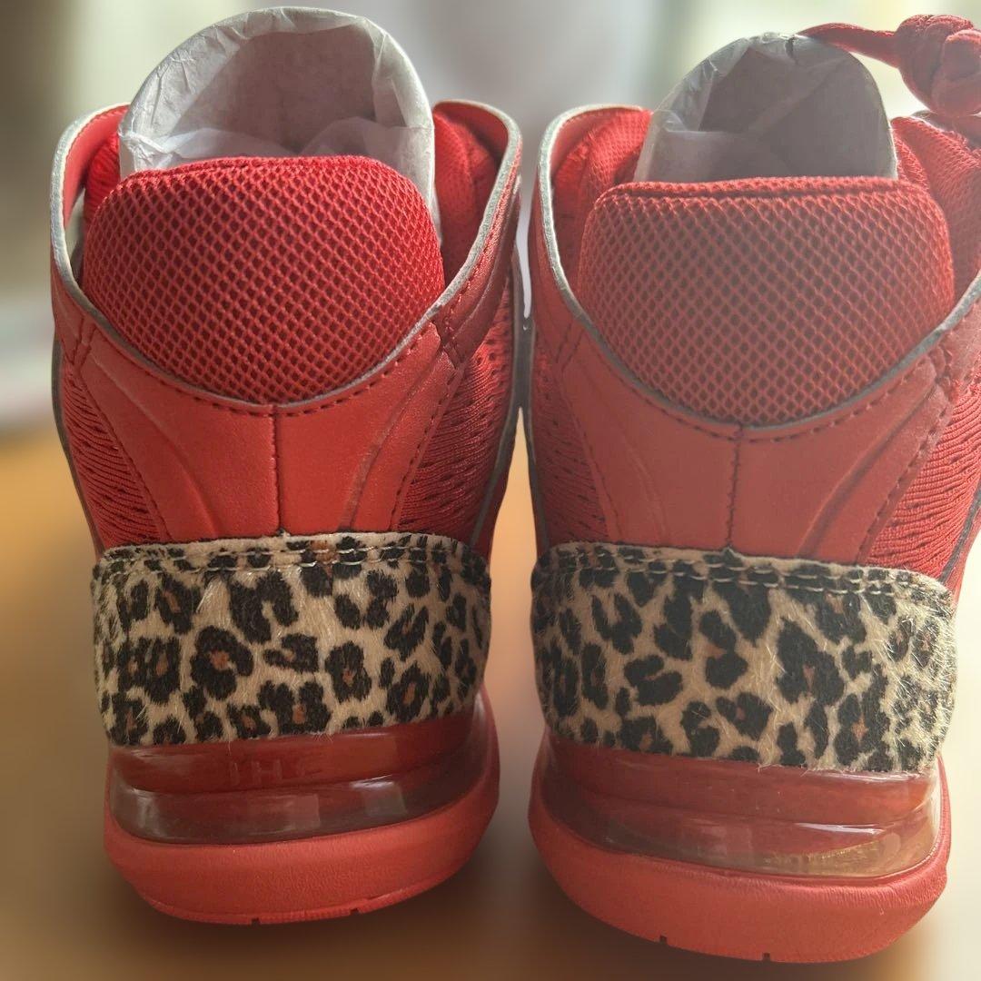 「新品未使用」ryka シューズ 赤&レパード　23センチ
