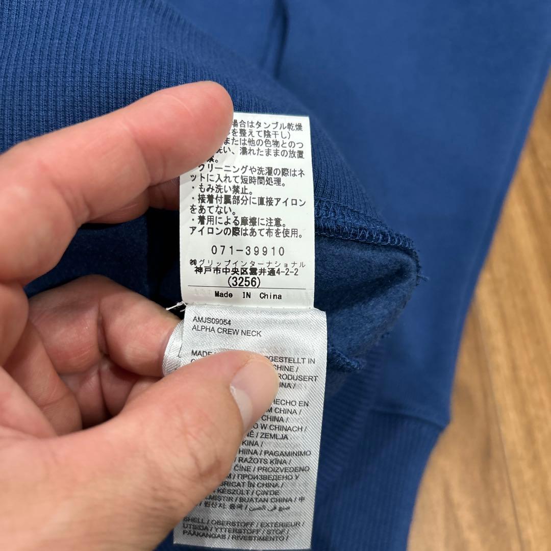 新品 定価25300円 Jリンドバーグ ロゴスウェット M ネイビー