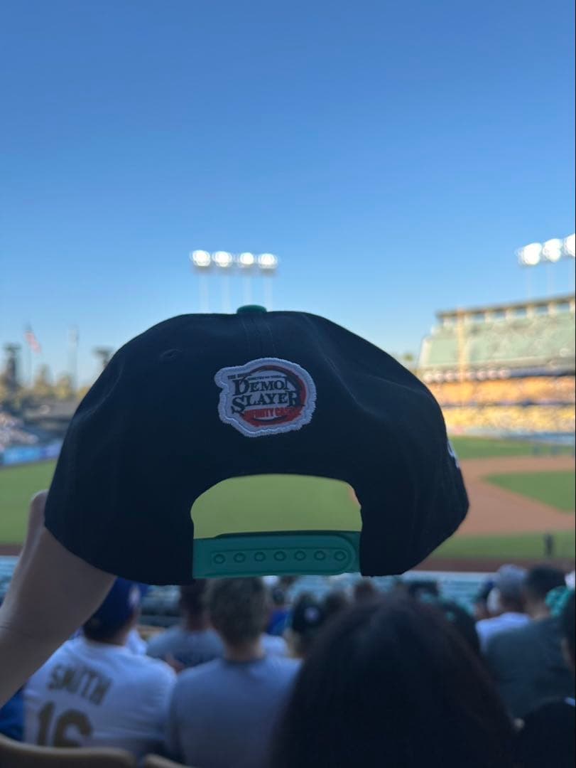 【鬼滅の刃コラボ】Los Angeles Dodgers球場配布キャップ 未使用