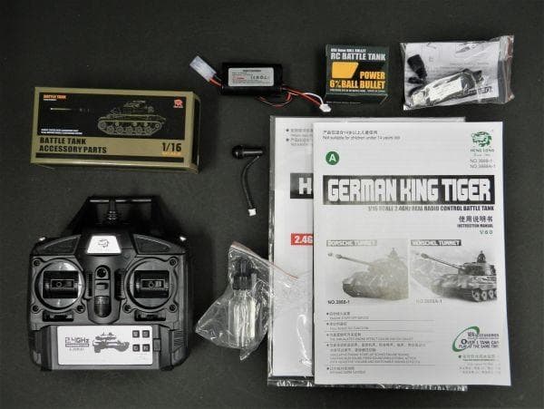 技術基準適合証明済【メタルキャタピラ仕様】 ヘンロン 1/16 キングタイガー