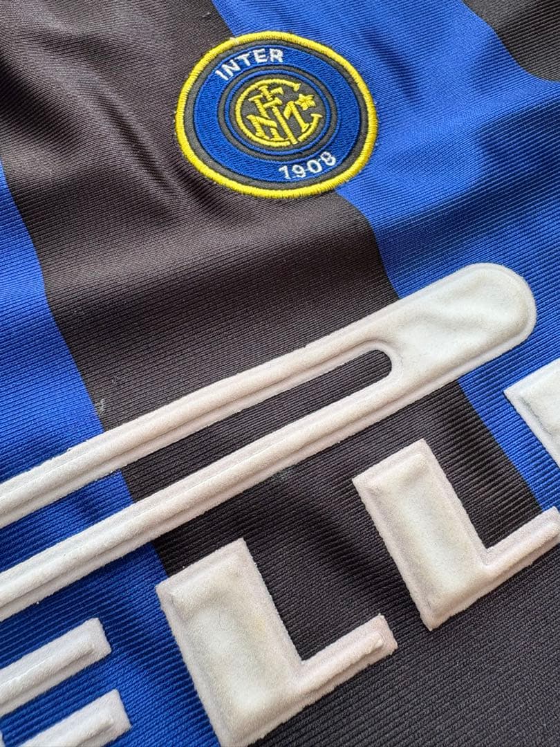 Nike サッカーシャツ 青黒 インテル