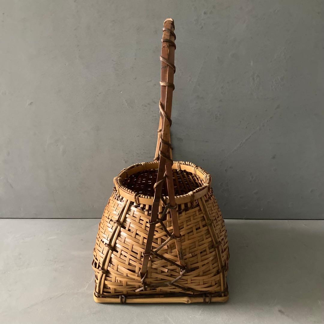 宗全籠 花入 手付置籠 花器 茶道具