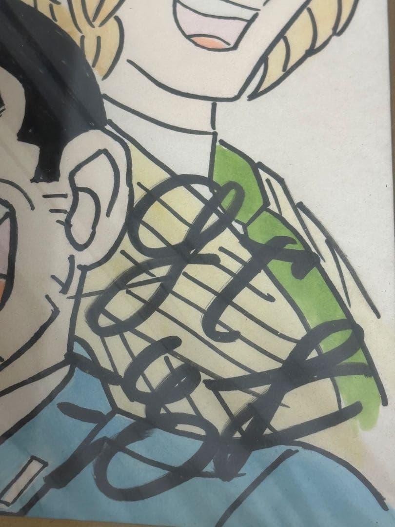 《貴重》こち亀　サイン色紙