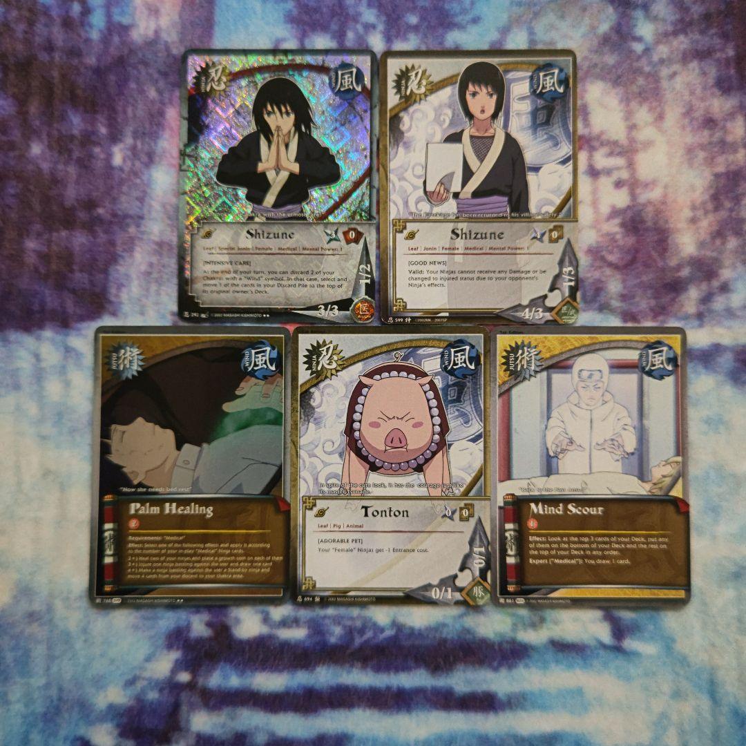 NARUTO ナルトカードゲーム CCG シズネ セット