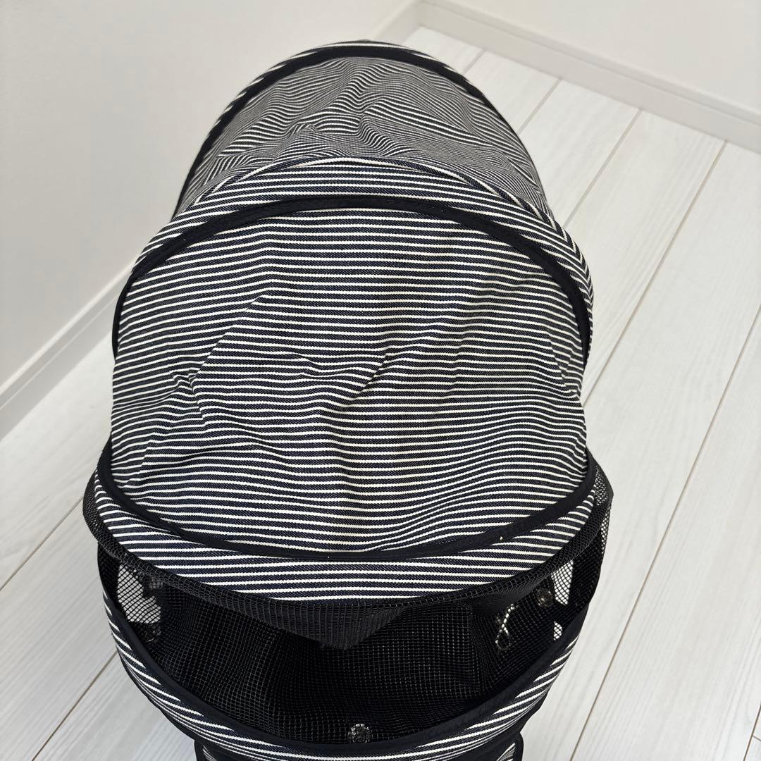 天使のカート 犬用キャリーバッグ ストライプ　Mサイズ