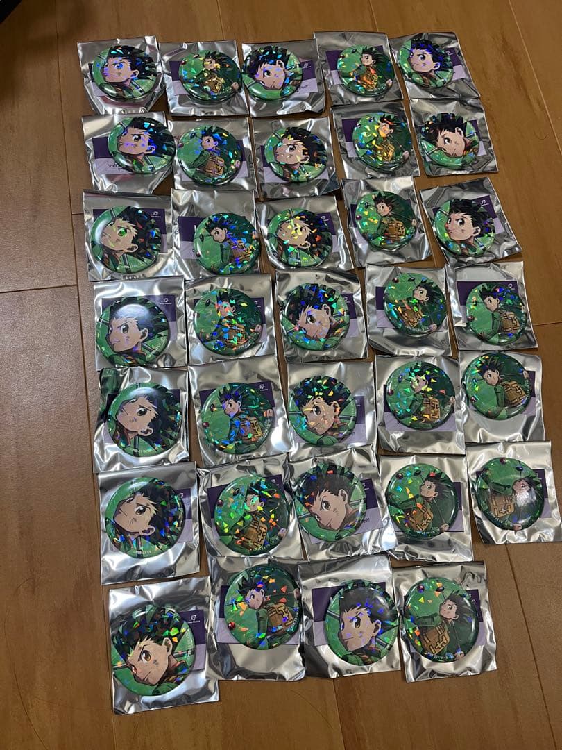 HUNTER×HUNTER 戦う背中ver. ホログラム缶バッジ ゴン