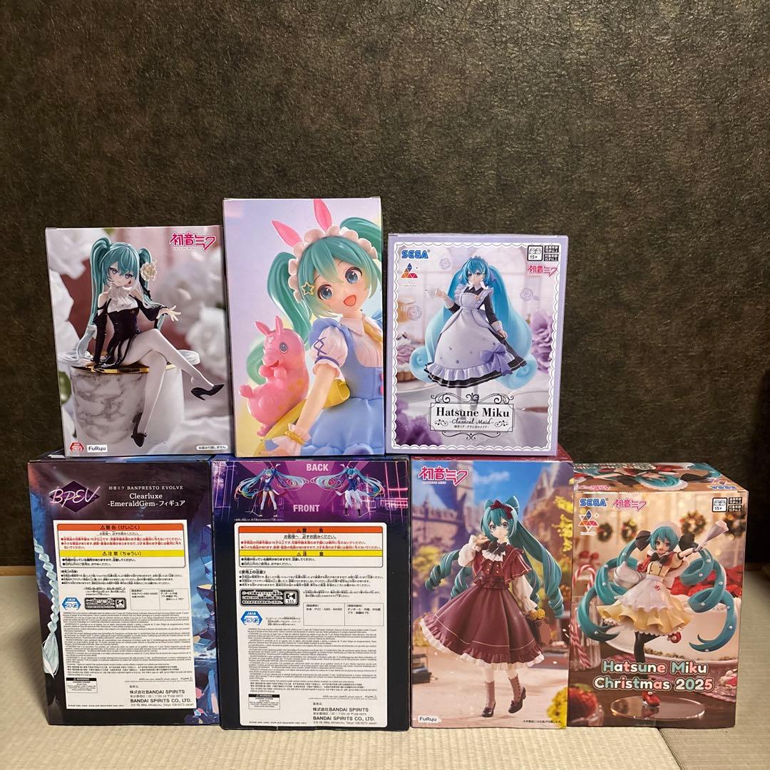 【初音ミク】フィギュア 7体セット