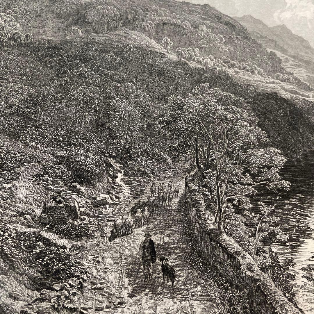 Samuel Bough RSA Borrodale エッチング　版画