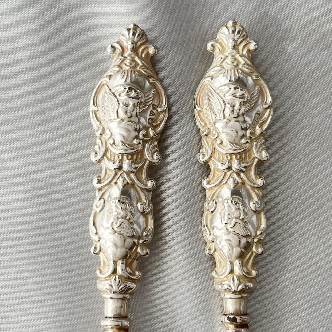 【Adie & Lovekin】【純銀ハンドル】 天使の靴べら / ボタンフック