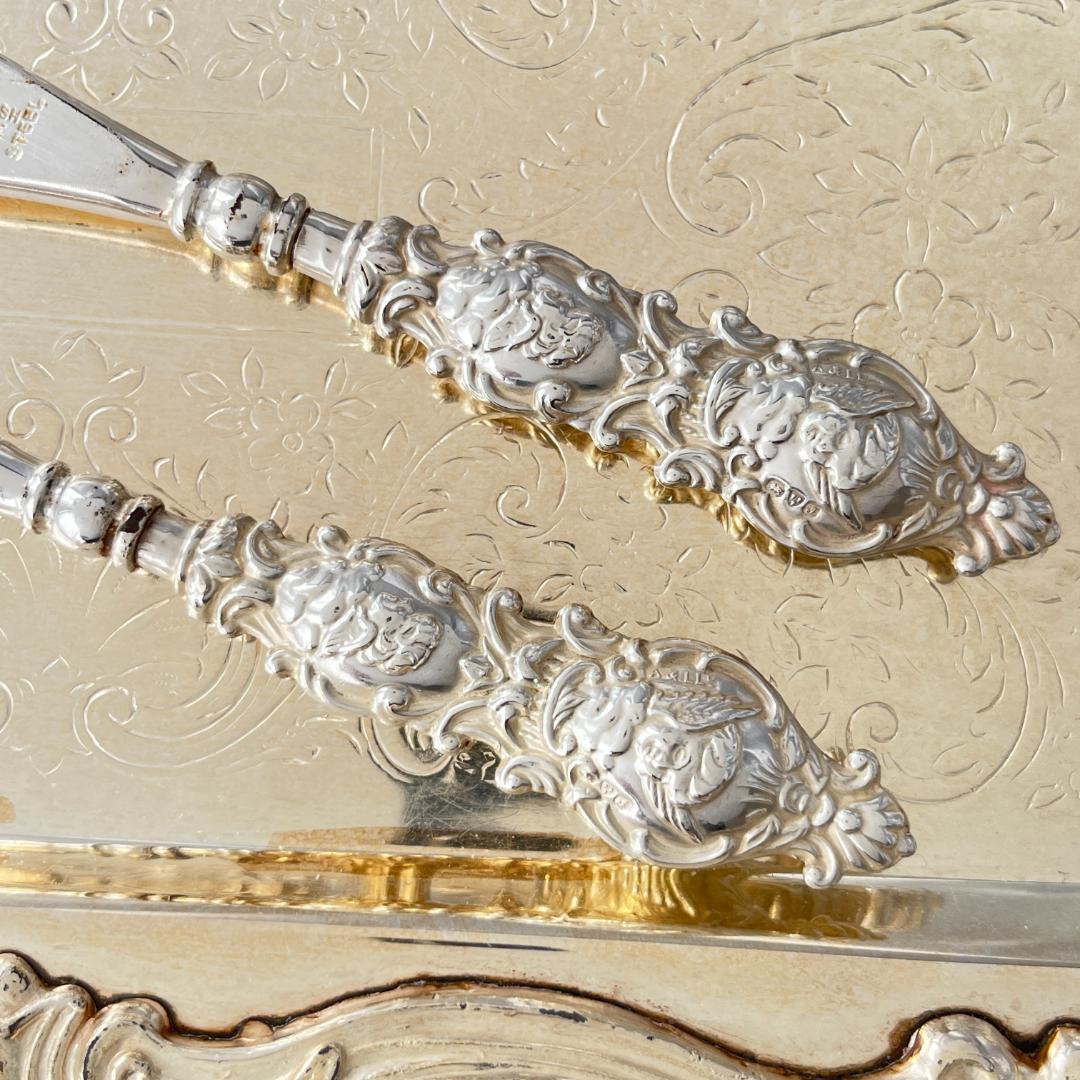 【Adie & Lovekin】【純銀ハンドル】 天使の靴べら / ボタンフック