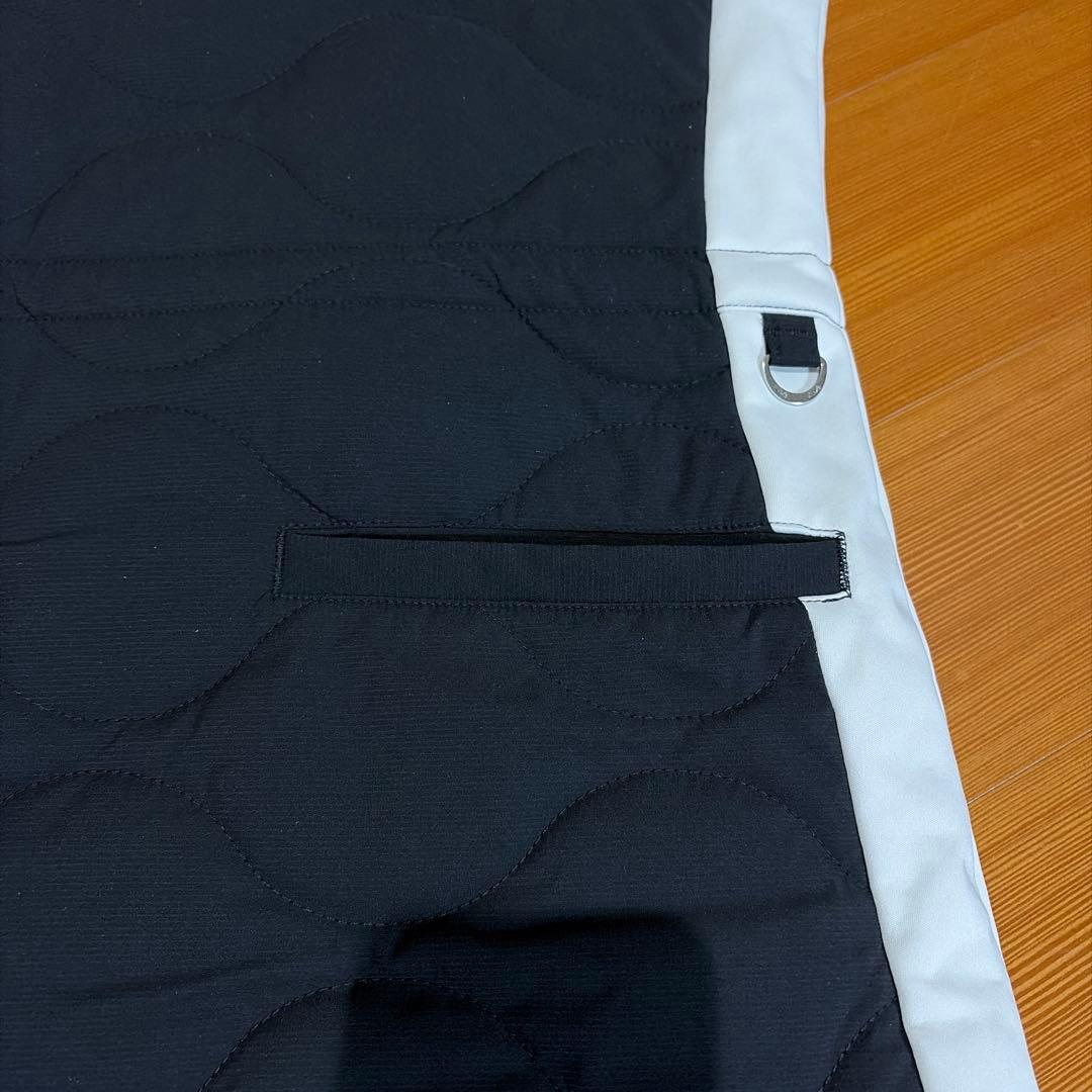 〈新品タグ付き〉 蓄熱保温　ボアネックフルジップ　中綿ベストタイプ　ワンピース