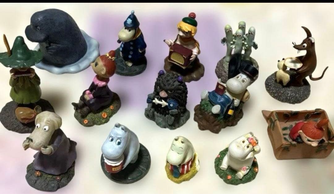 ムーミン 原作 フィギュア 14体 セット 少し難あり