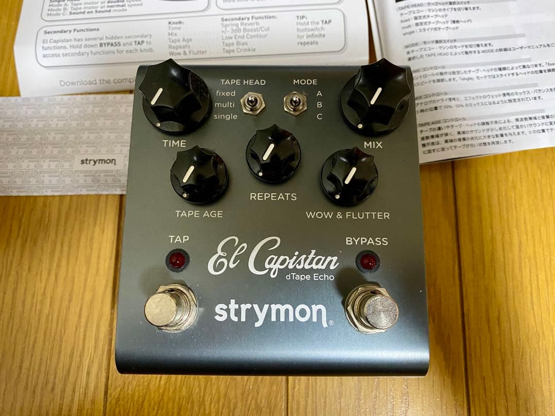 ギター strymon El Capistan dTape Echo V1