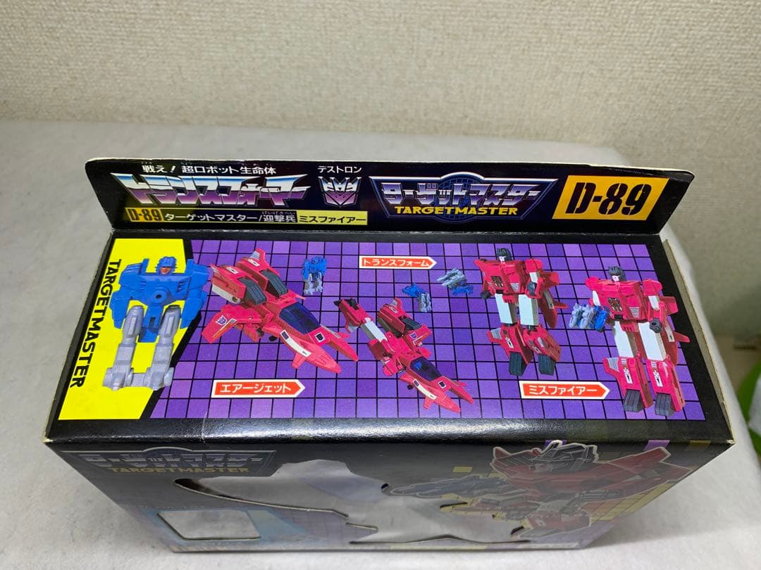 新品未開封　トランスフォーマー D-89 迎撃兵　ミスファイアー　G1 当時物