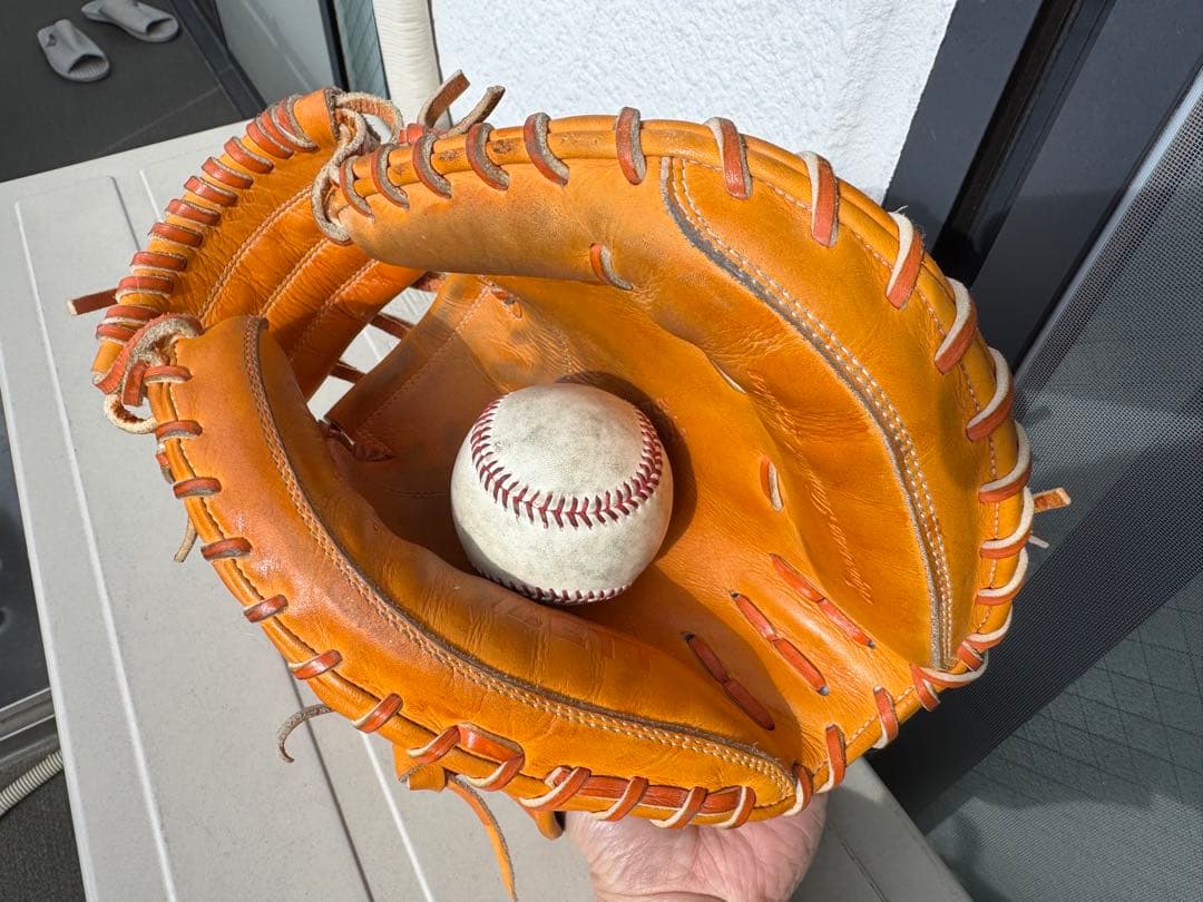 【ネオステイタス】ゼット 一般軟式キャチャーミット&オレンジ