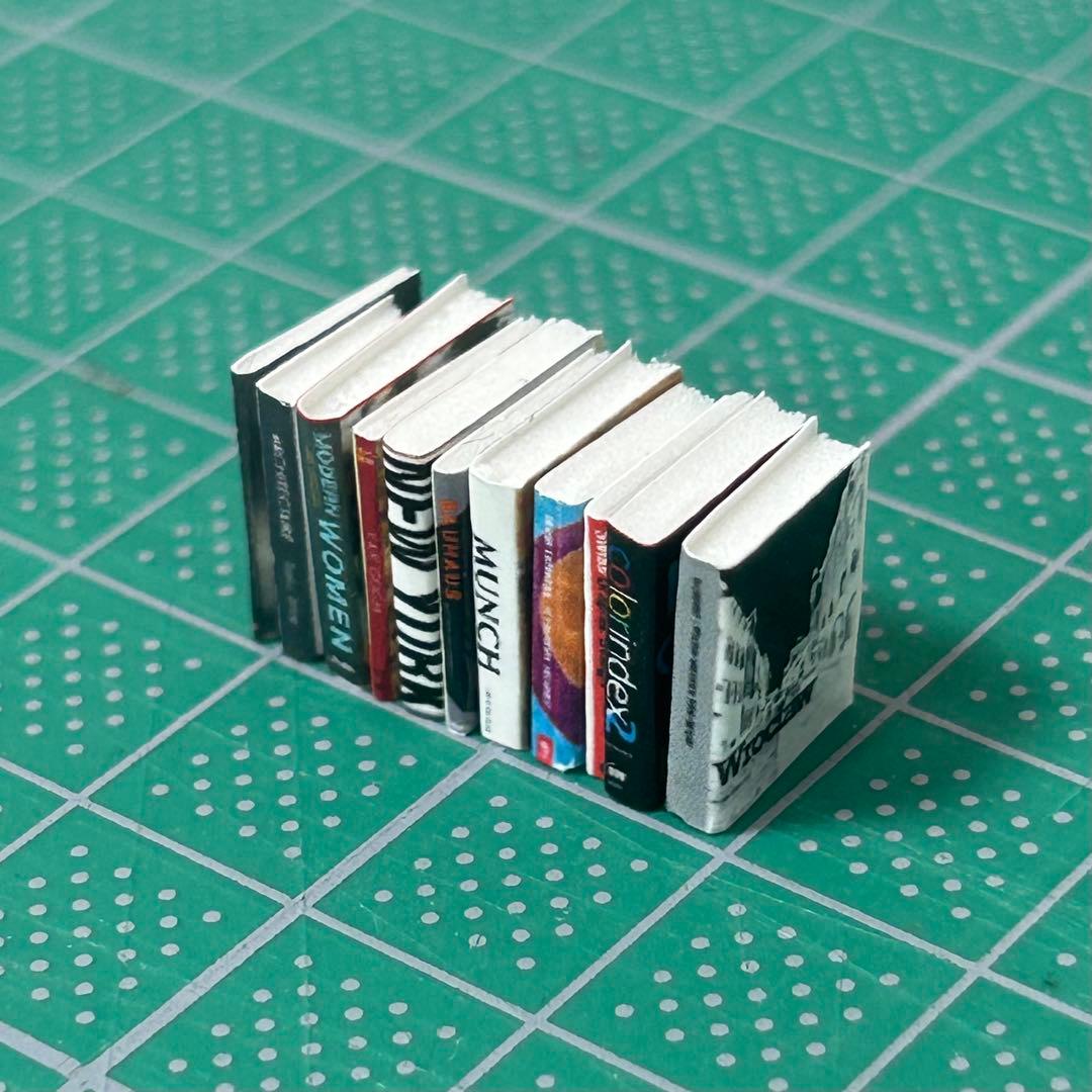 【600個】ランダム、模型用添景【本/雑誌】 1:30模型　建築模型