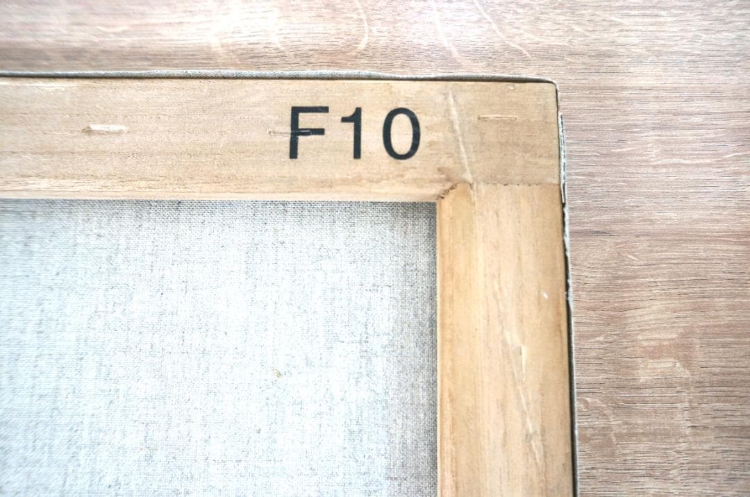 0006　絵画　宇宙　木製　額縁