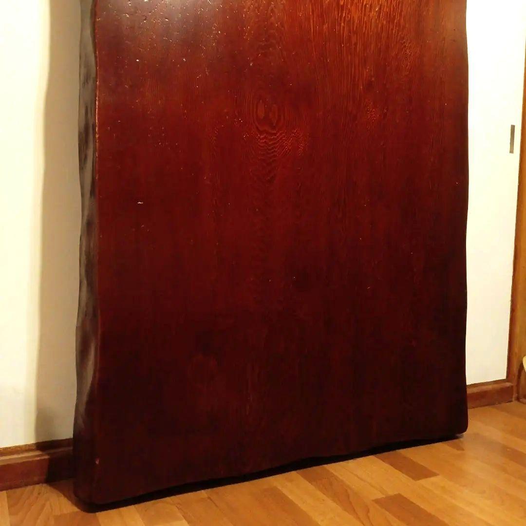 一枚板　天然無垢材使用　無垢板　デスク　テーブル　栃　天然木版