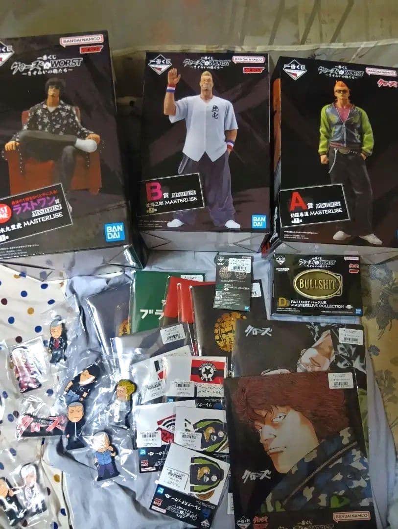 一番くじ　クローズ　A賞　　坊屋春道　ラストワン賞　花木九里虎　ゼットン　新品