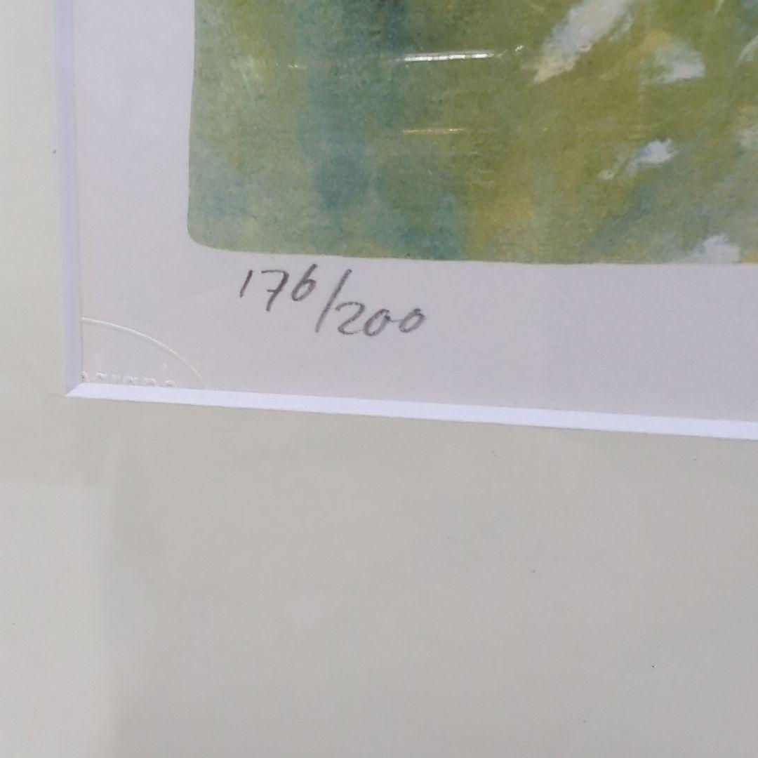 ウィルム・ヘンラート 【ピクニック】 リトグラフ 直筆サイン 　176/200