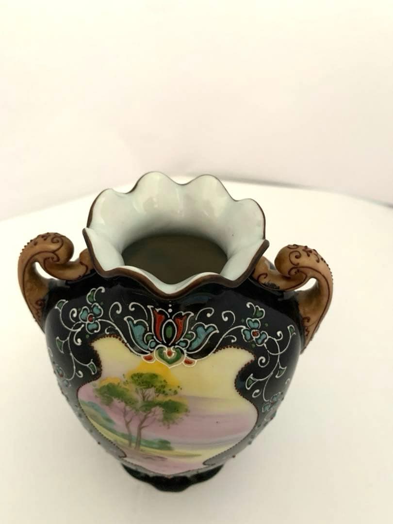 オールドノリタケ　花瓶　送料込み