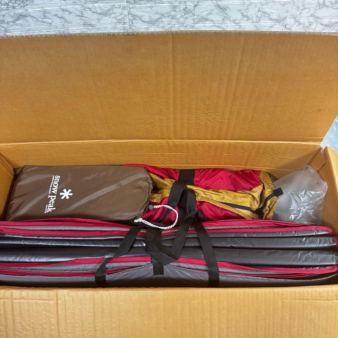 未使用品　スノーピーク　アメニティドーム　タープ　スターターセット　値下げ不可