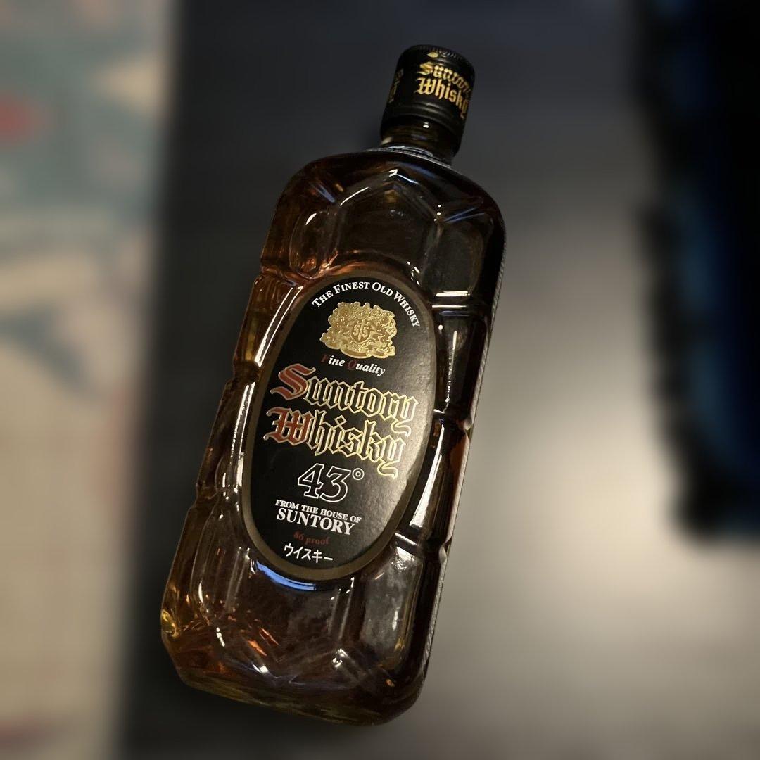 新品未開封　サントリーウイスキー角　黒700ml 送料込　古酒