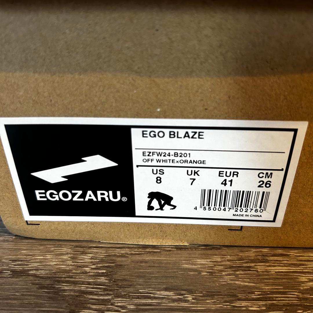 【26.0cm】EGO BLAZE OFF WHITE×ORANGE
