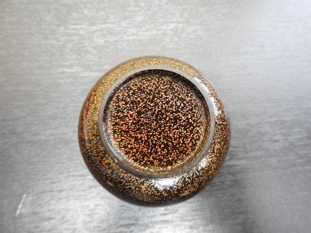 梨地ツタ蒔絵茶入？　江戸時代　保存箱　MA268