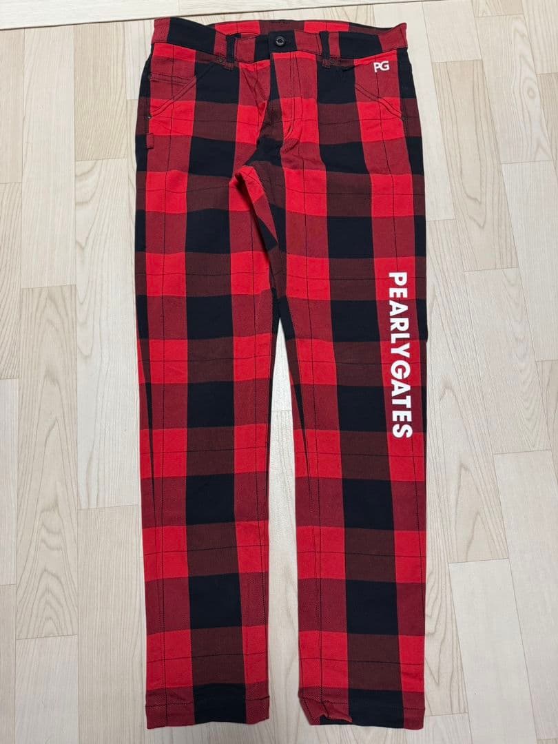 パーリーゲイツ　チェック柄　メンズ　ジャケット　パンツ