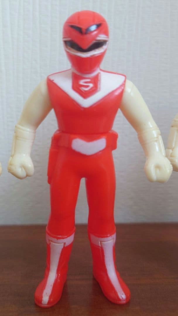 光戦隊マスクマン　1987年　食玩　ソフビ　5体セット